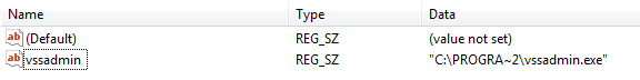 TinyLoader persistence registry key example