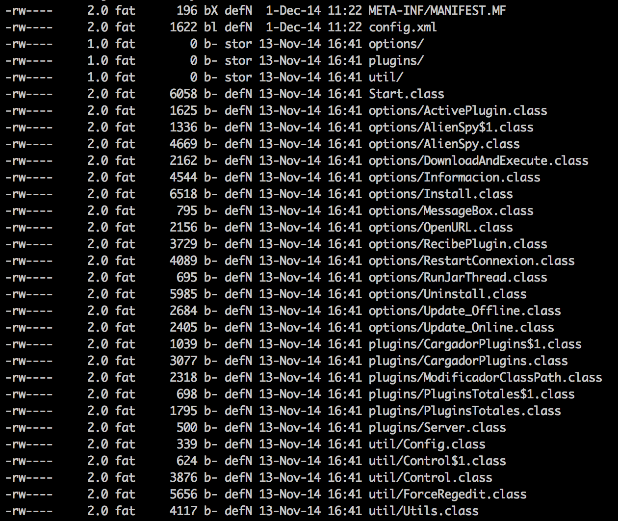 Final decrypted payload structure