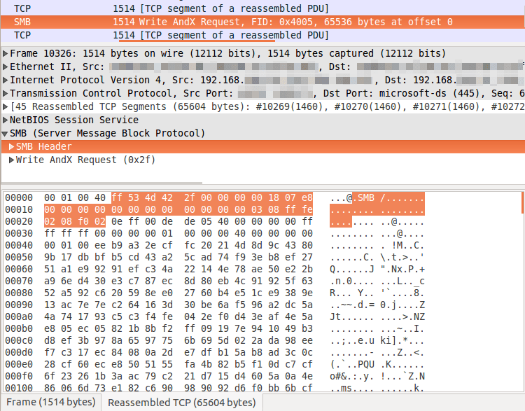 CryptXXX overwriting same file (FID=0x4005) with encrypted version