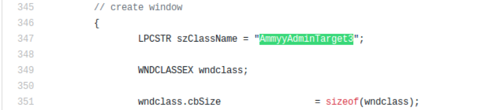 Snippet of Ammyy Admin Version 3 source code