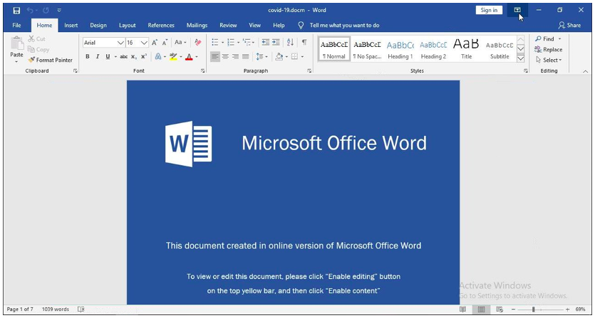 Word doc