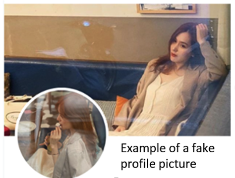 fake profile picture