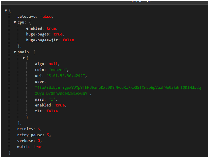 XMRig config 1