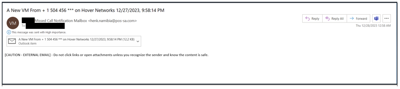 Voicemail lure tycoon threat