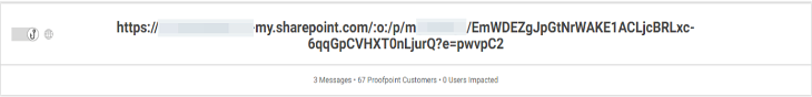 Malicious SharePoint Link Impersonating Voicemail