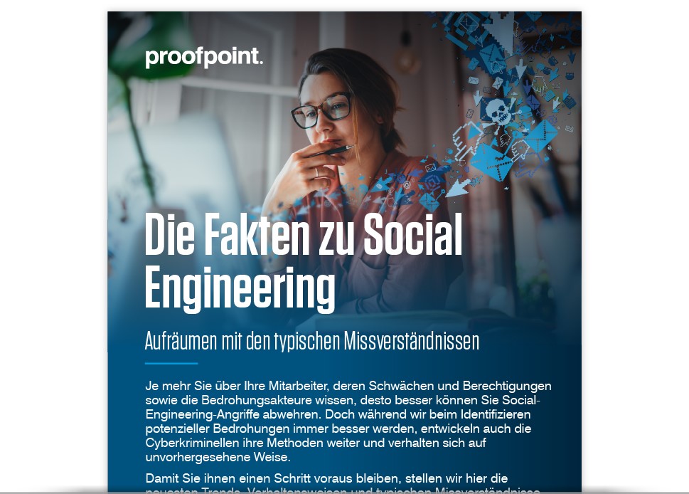 Proofpoint Social Engineering Infografik