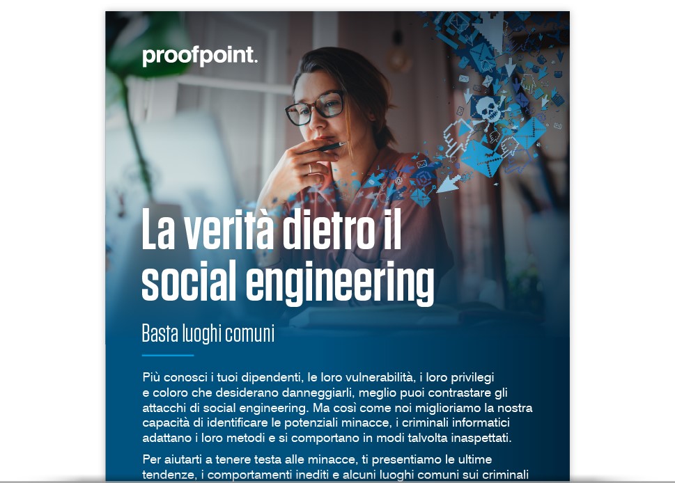 Proofpoint Social Engineering Infographic