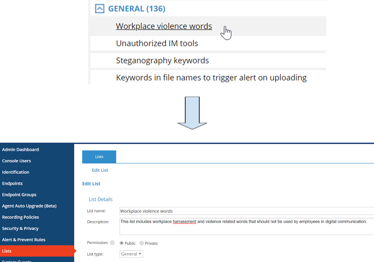 Indicators of Insider Threat Keyword Alerts