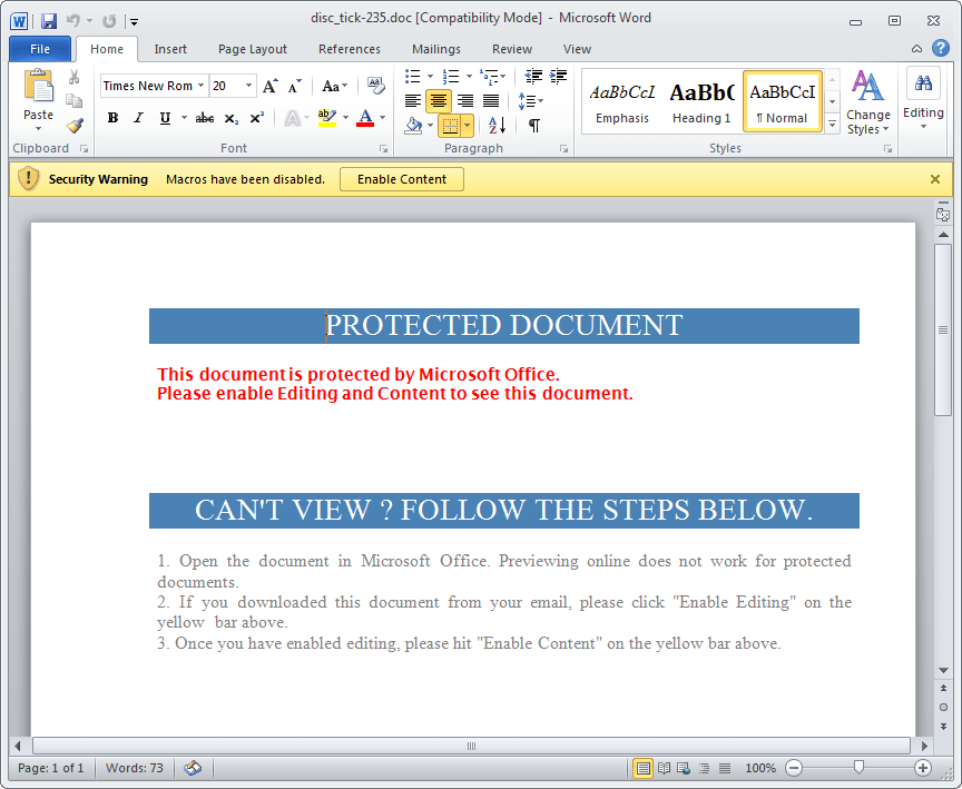 Exemple d'attaque de ransomware
