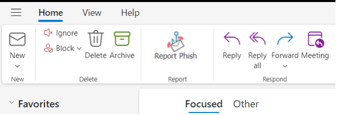 PhishAlarm ‘Report Phish’ button