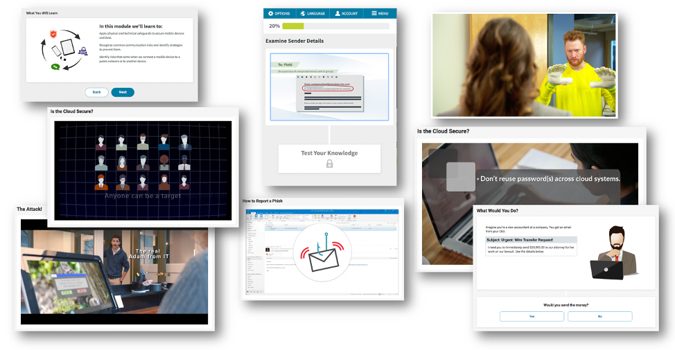 Security Awareness Training Modules, Videos, and Materials