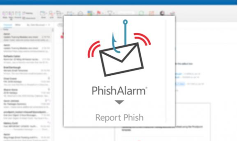 Proofpoint PhishAlarm メール通報ボタン