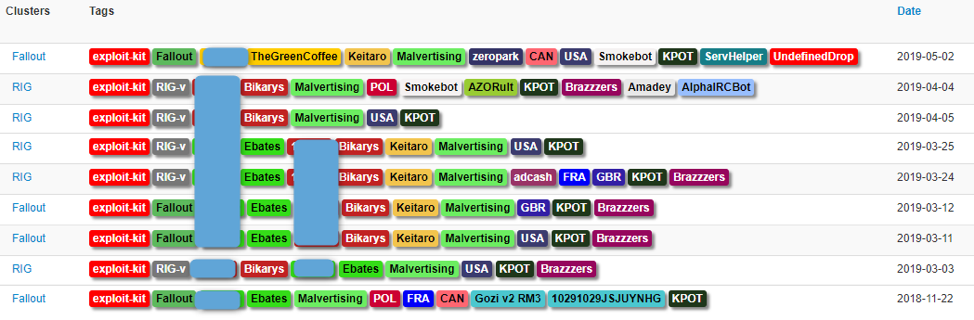 Exploit kit campaigns distributing KPOT Stealer