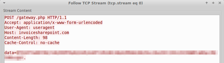 ScanPOS exfiltra datos de CC a través de HTTP