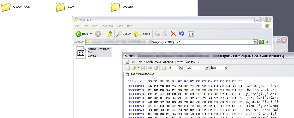 Encoded Litecoin Malware File