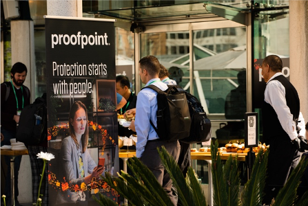 Proofpoint booth at 2020 RSA Conference