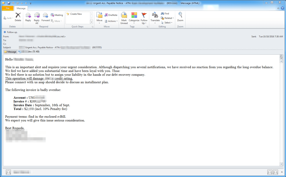 Personalized email lure