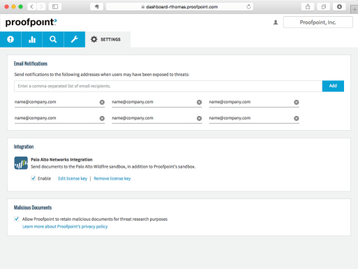 Wildfire analyzing potentially malicious links in cloud sandbox