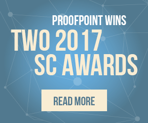Proofpoint Wins Two 2017 SC Awards