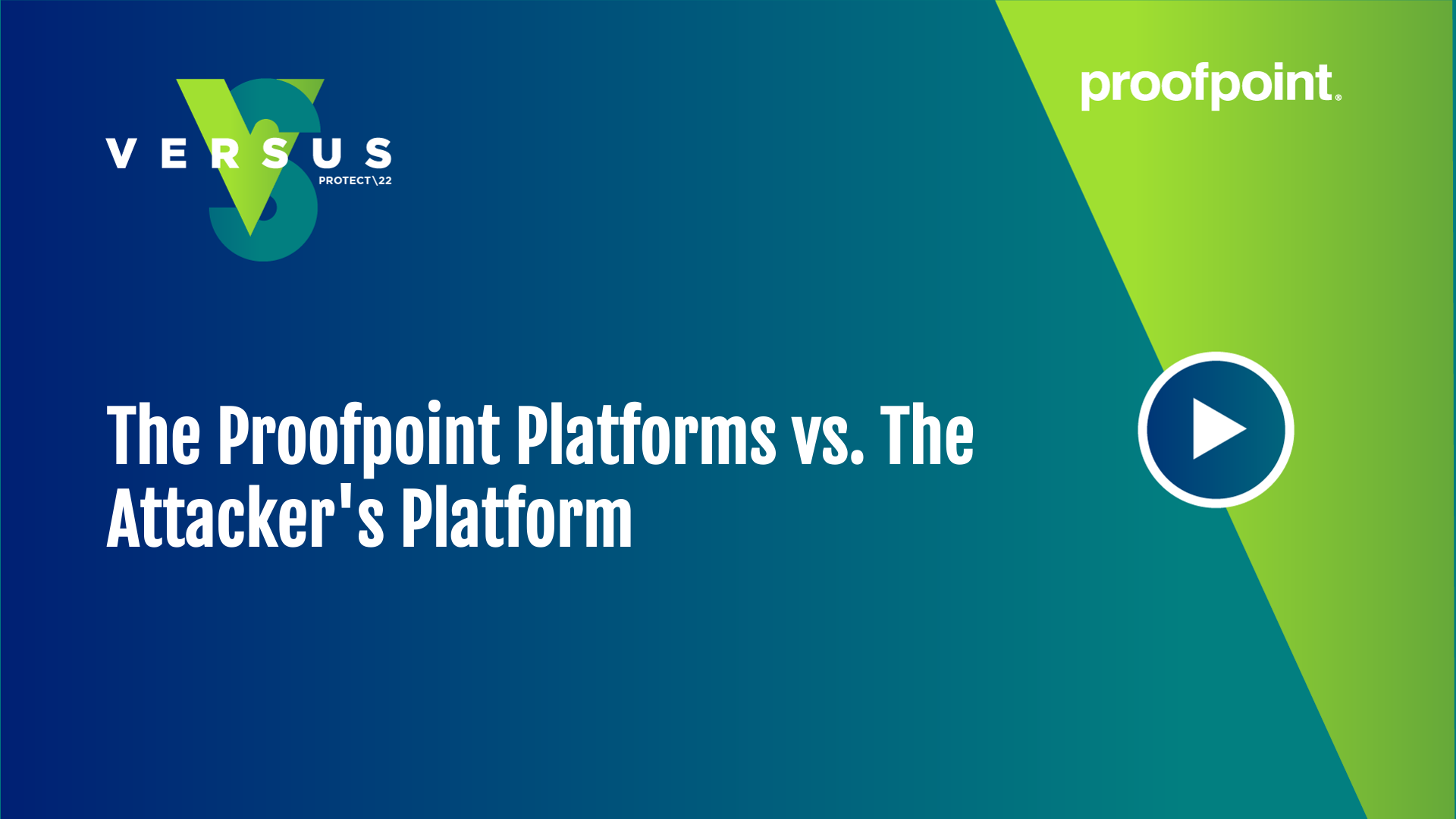 The Proofpoint Platforms vs. The Attacker's Platform