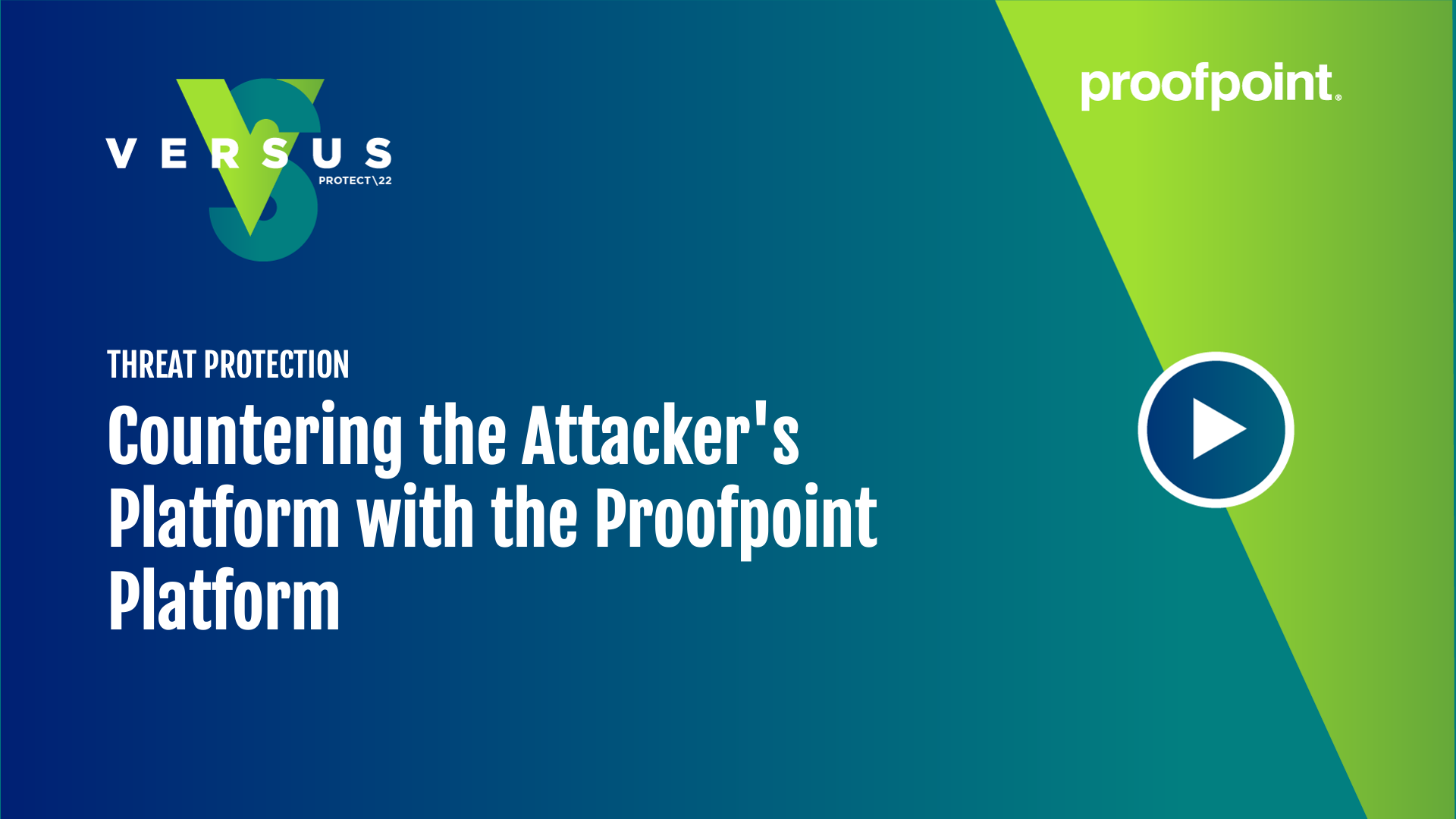 Countering the Attacker's Platform with the Proofpoint Platform