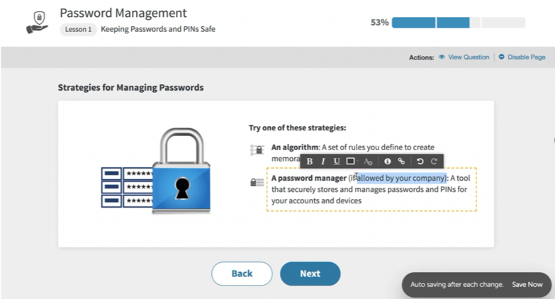 Password Management