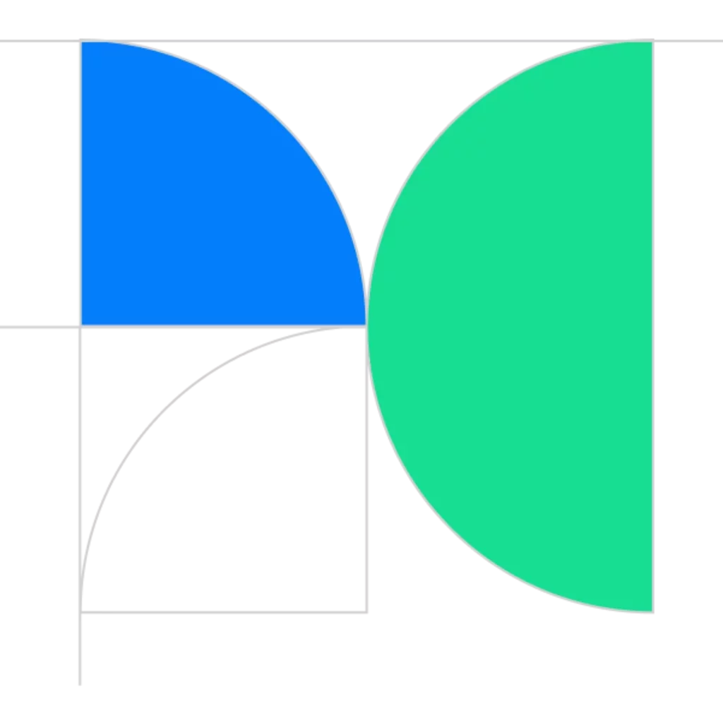 image of abstract shapes and half circles