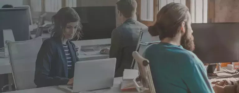 Mitarbeiter beim Security Awareness Training