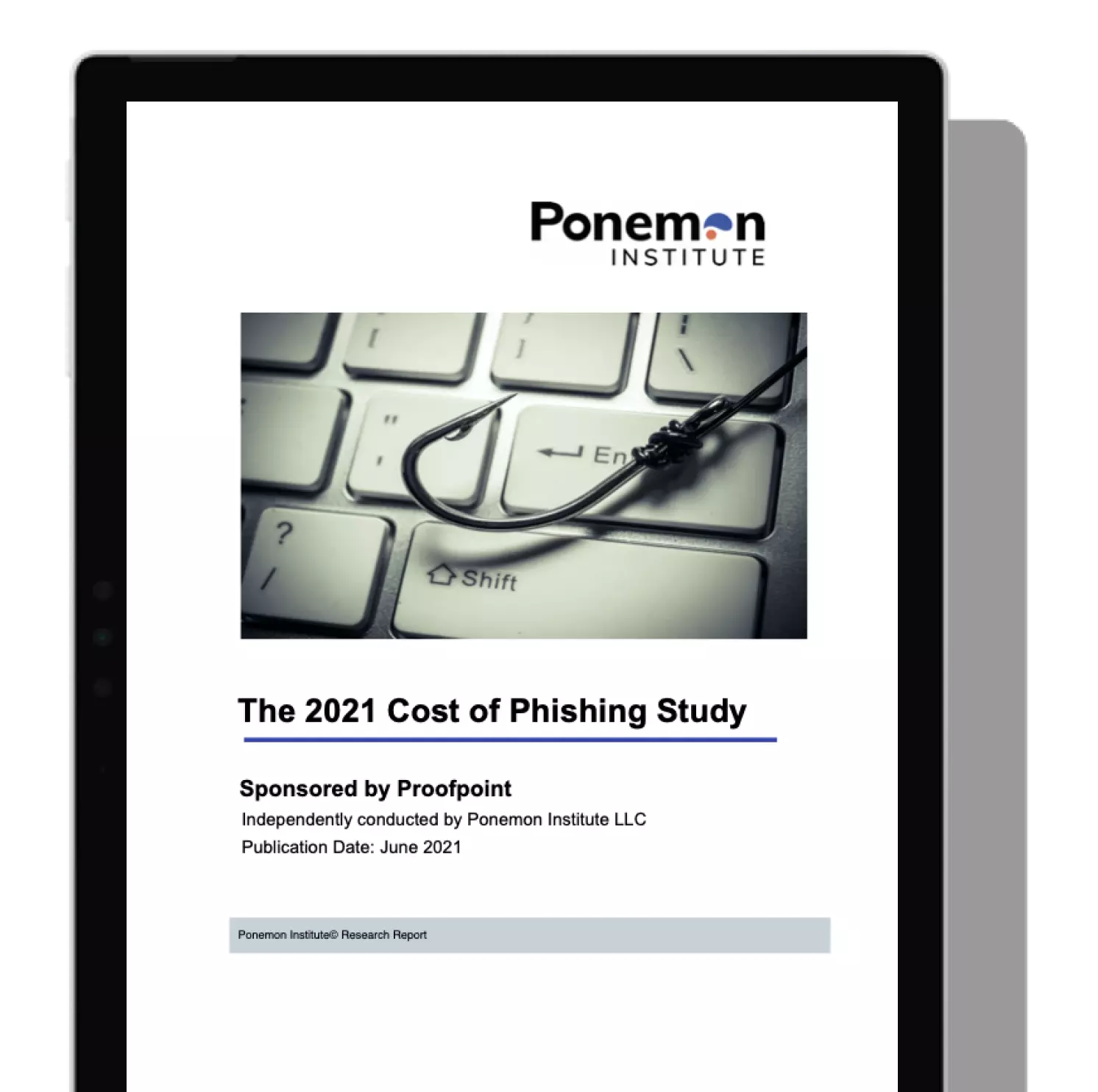 Deckblatt der Ponemon-Studie zu den Kosten verursacht durch Phishing