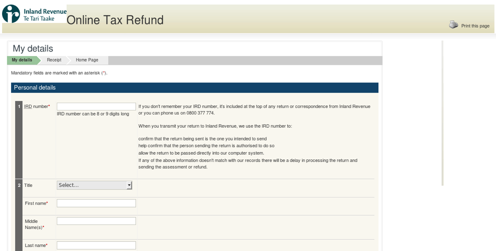 Fake Irish revenue authority page used for credential phishing