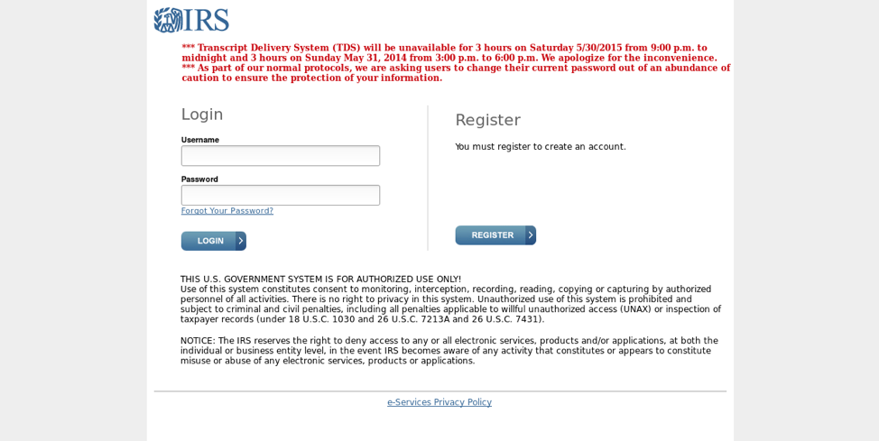 Fake login page with stolen IRS branding that is used for credential phishing