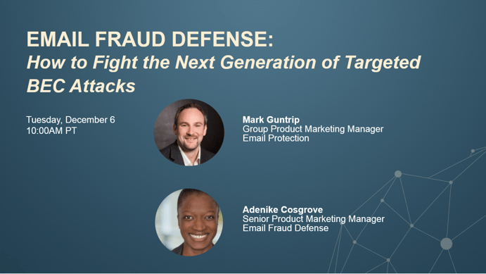 Email fraud defense webinar