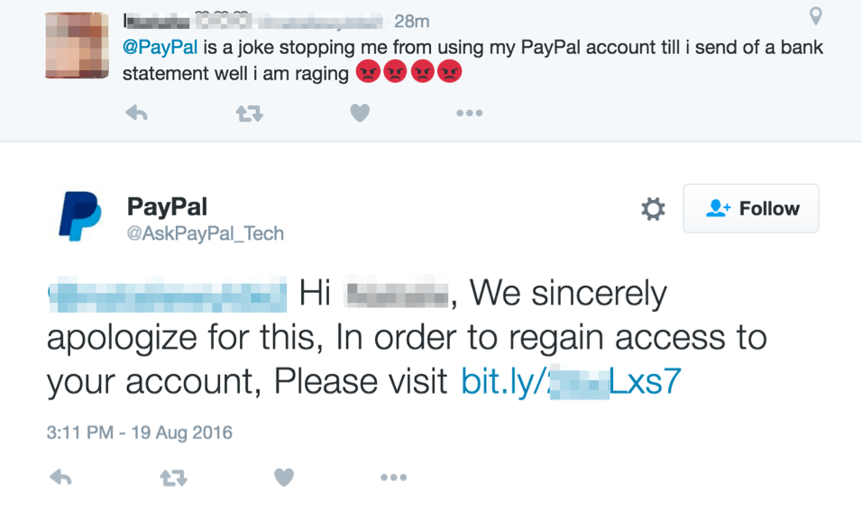 Fraudulent Social Media Accounts Phish For Banking Credentials | Proofpoint