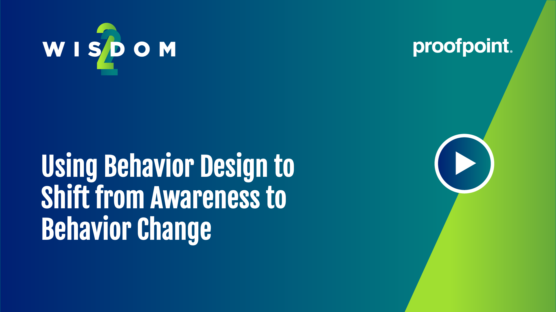 Using Behavior Design to Shift from Awareness to Behavior Change